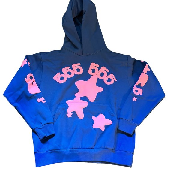 Sp5der Beluga Hoodie Blue